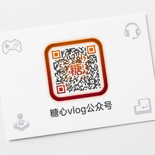 溏心vlog公众号二维码